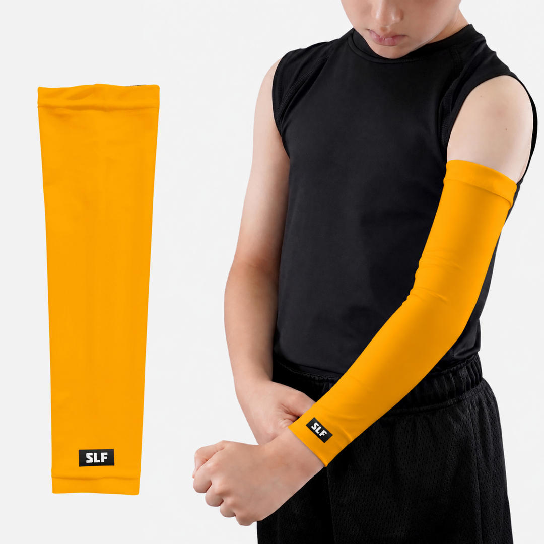 Hue Yellow Gold Kids Arm Sleeve