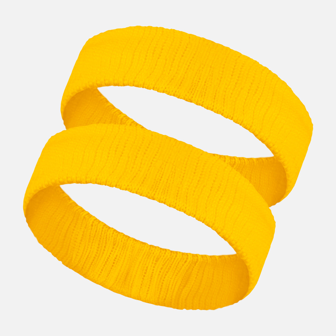 Hue Yellow Gold Drip Bicep Bands
