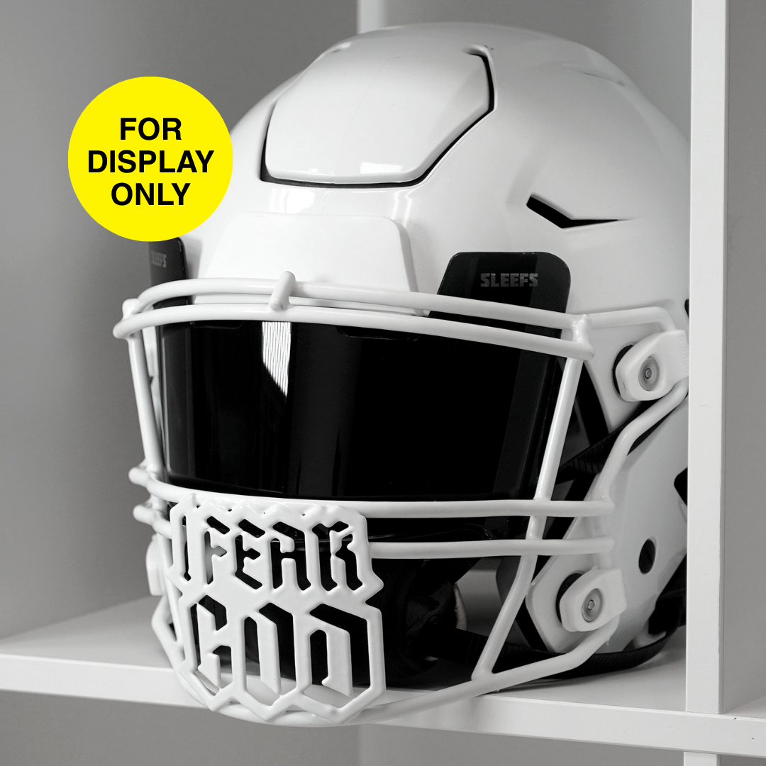 I Fear God Football Facemask for Riddell SpeedFlex