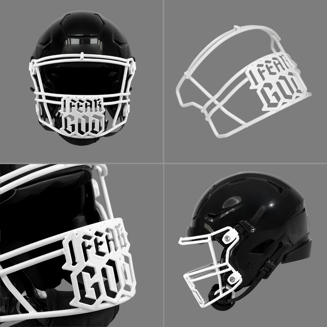 I Fear God Football Facemask for Riddell SpeedFlex