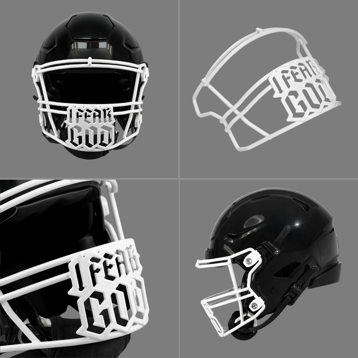 I Fear God Football Facemask for Riddell SpeedFlex