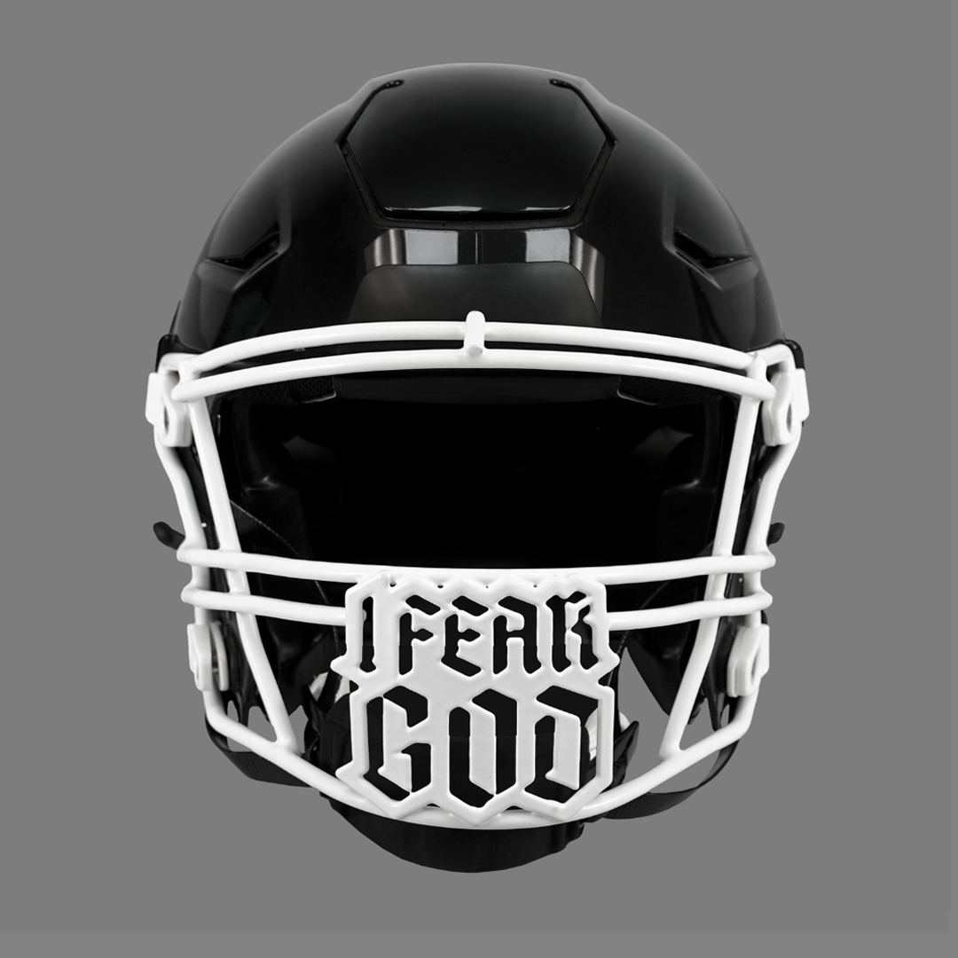 I Fear God Football Facemask for Riddell SpeedFlex