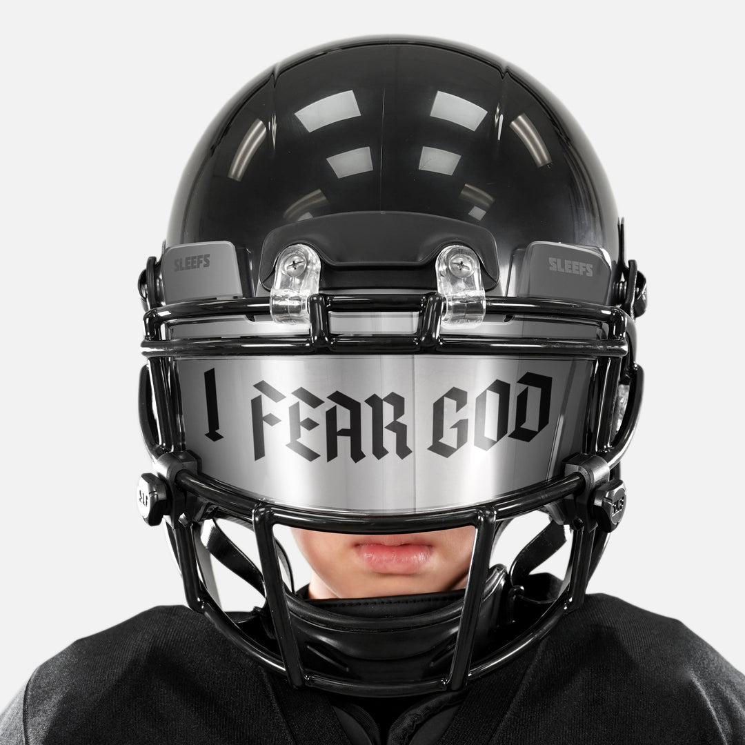 Sleefs I Fear God Silver Moonstone Helmet Eye-Shield Visor Sleefs I Fear God Silver Moonstone Helmet Eye-Shield Visor
