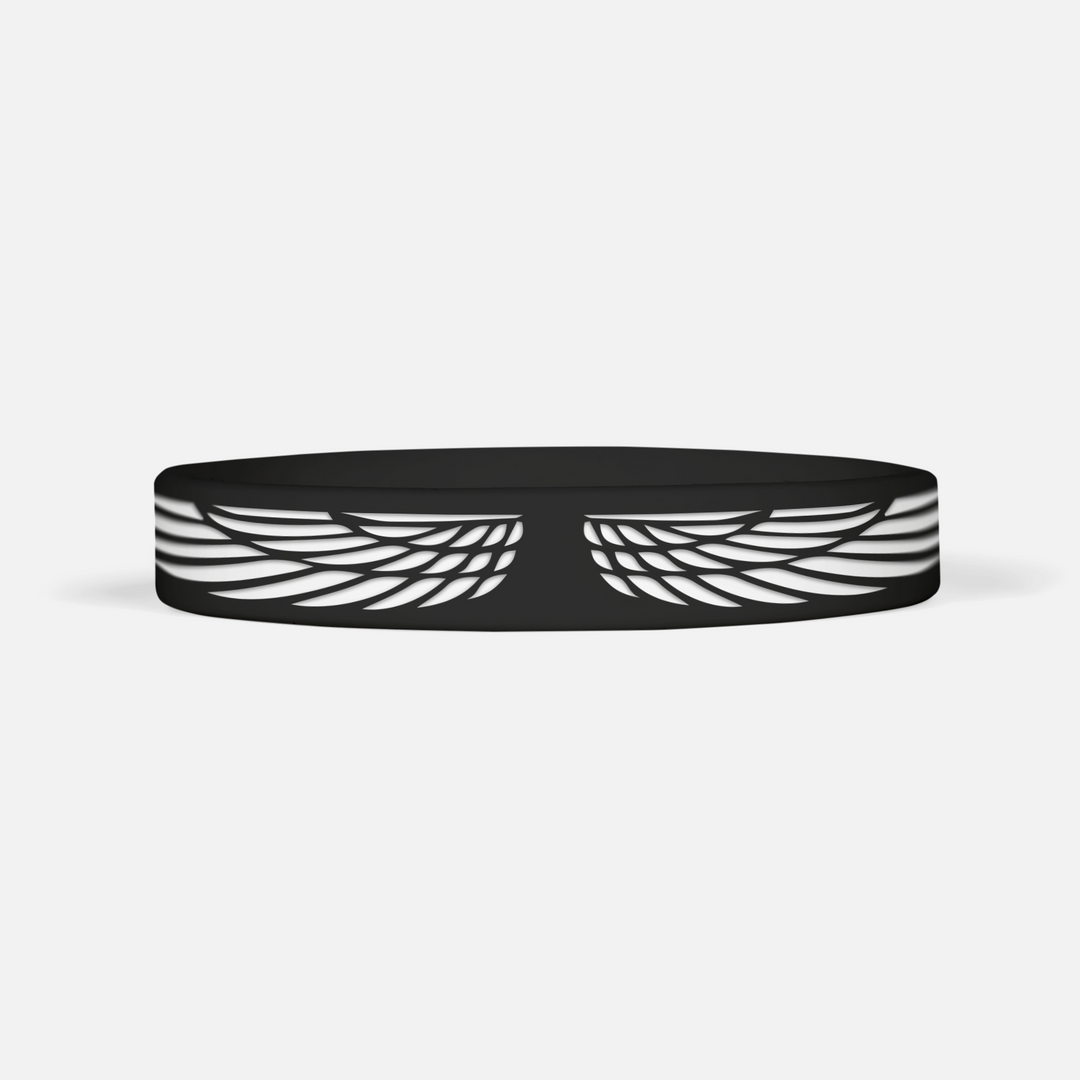 Icarus Black Motivational Wristband