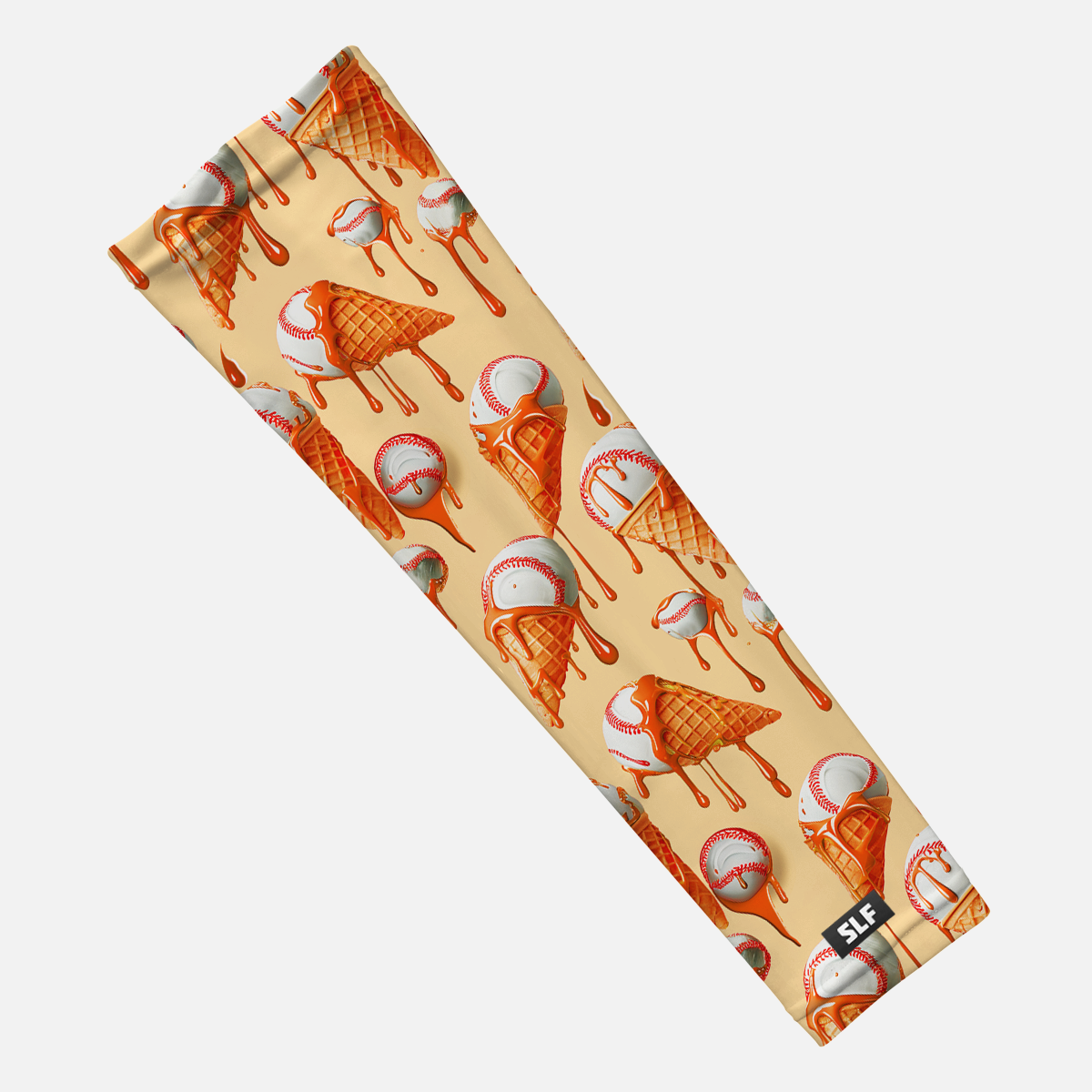 Ice Cream Baseball Orange Arm Sleeve