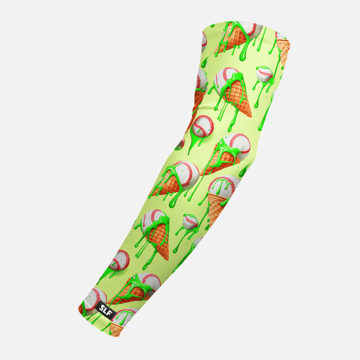 Ice Cream Baseball Green Arm Sleeve