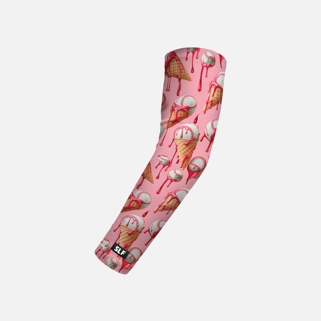 Ice Cream Baseball Kids Arm Sleeve