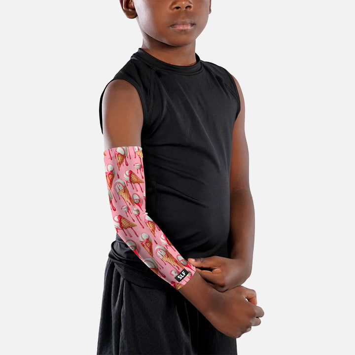 Ice Cream Baseball Kids Arm Sleeve