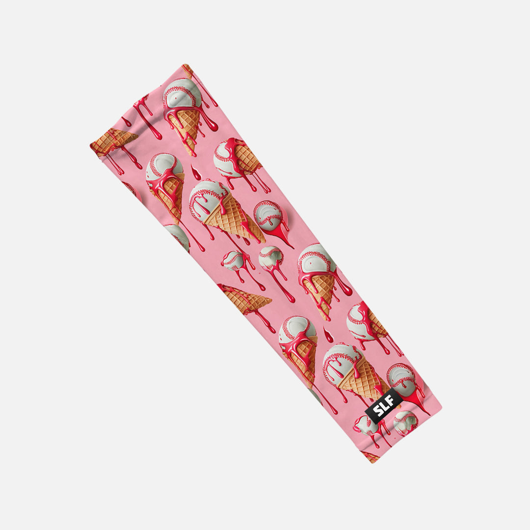 Ice Cream Baseball Kids Arm Sleeve
