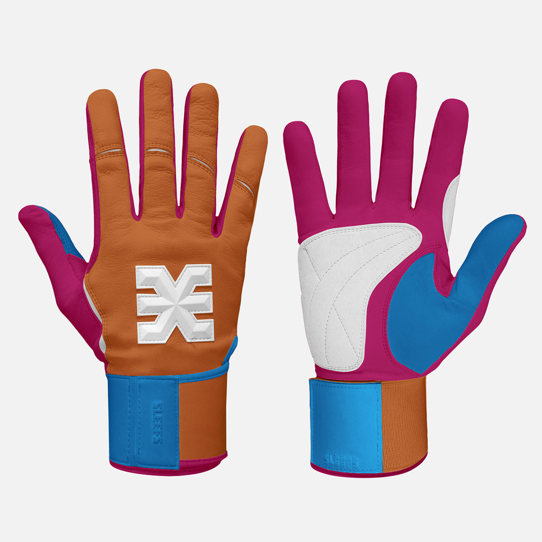 Ice Cream Cone Baseball Batting Gloves