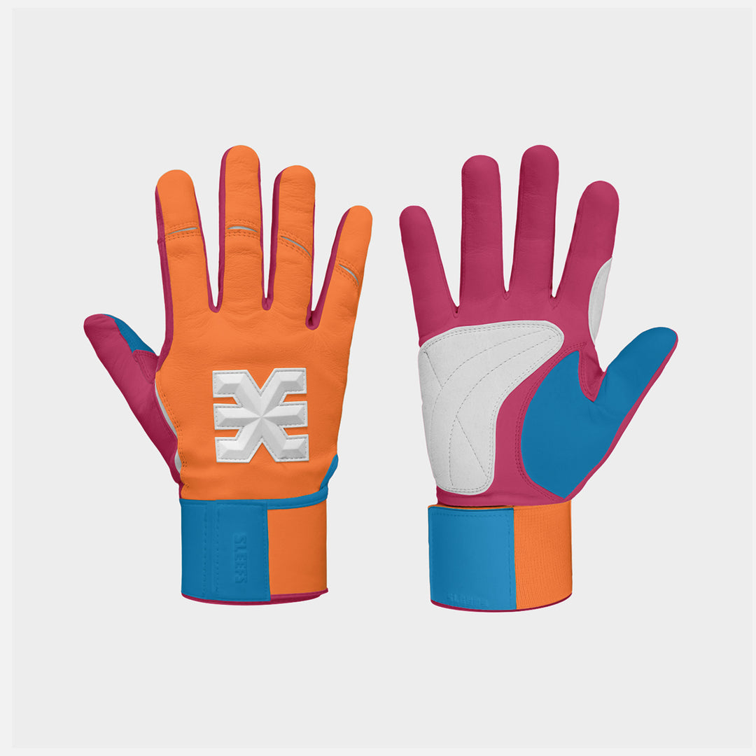 Ice Cream Cone Kids Baseball Batting Gloves