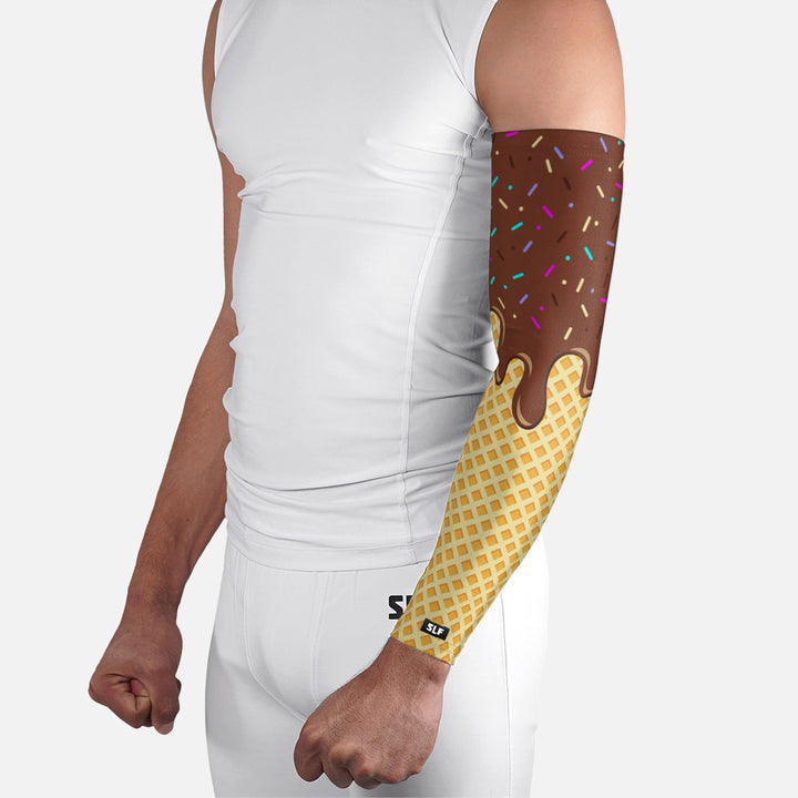 Ice Cream Cone Brown Arm Sleeve