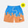 Ice Cream Cone Light Blue Kids Shorts - 5
