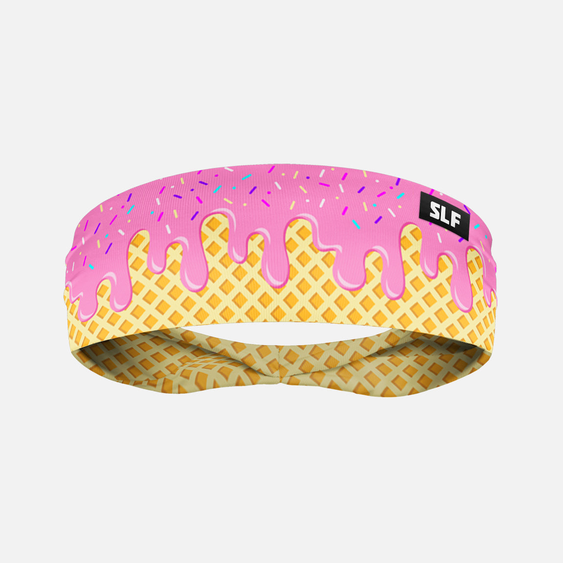 Ice Cream Cone Pink Kids Headband