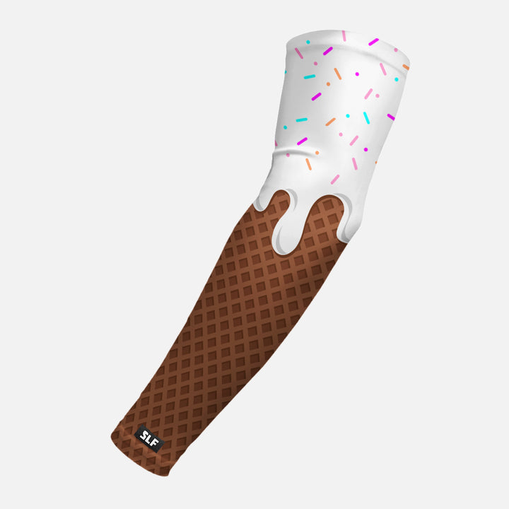 Ice Cream Cone White Arm Sleeve