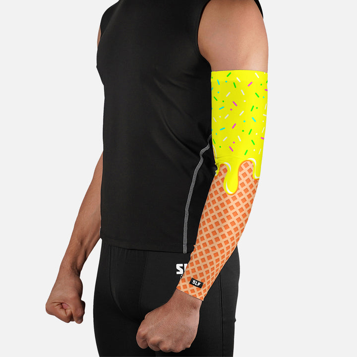 Ice Cream Cone Yellow Arm Sleeve