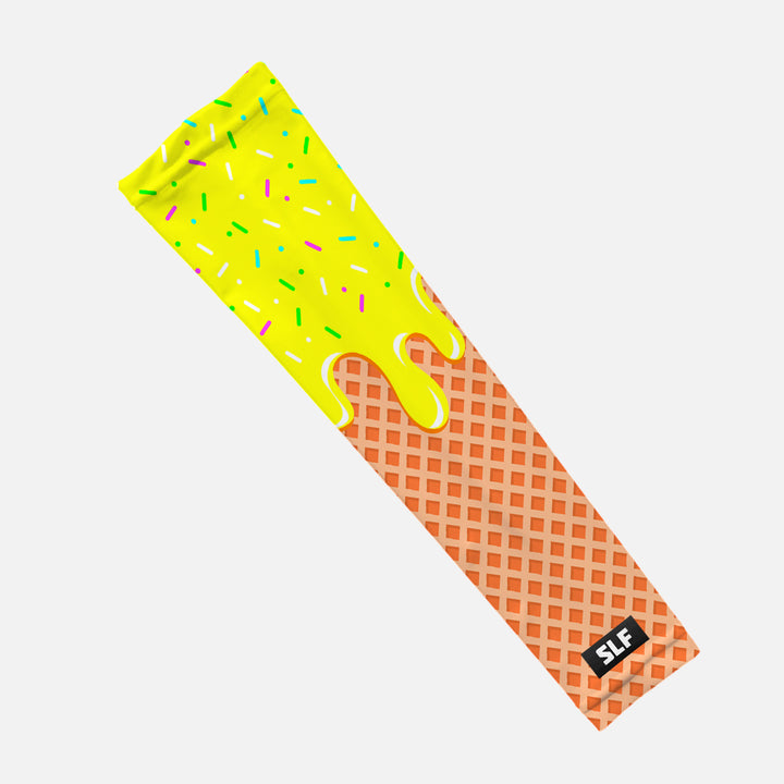 Ice Cream Cone Yellow Kids Arm Sleeve
