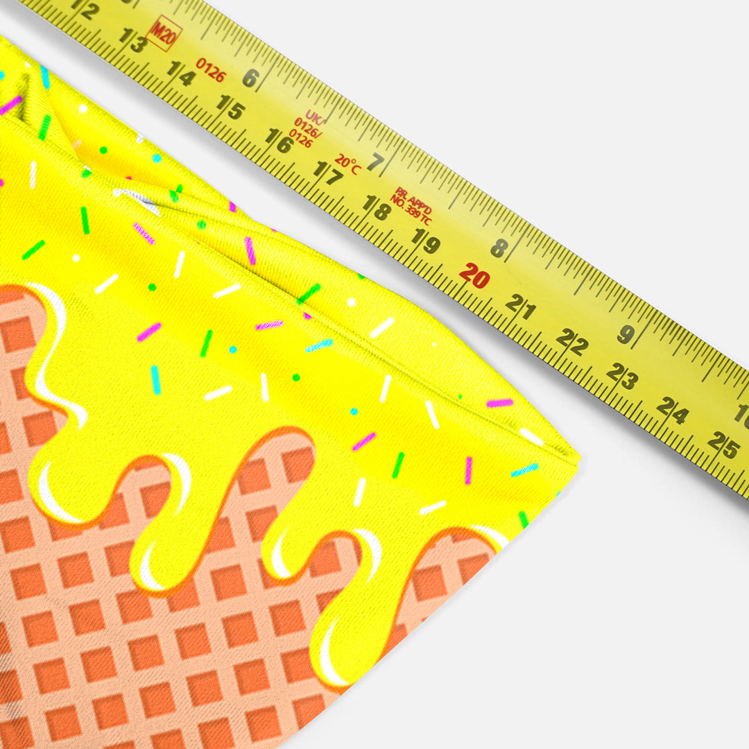 Ice Cream Cone Yellow Headband