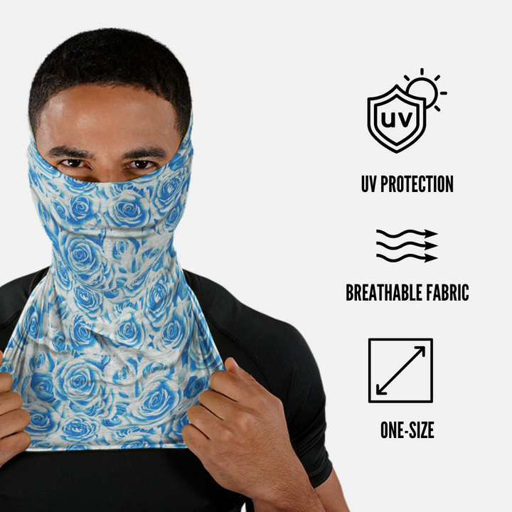 Ice Roses Neck Gaiter