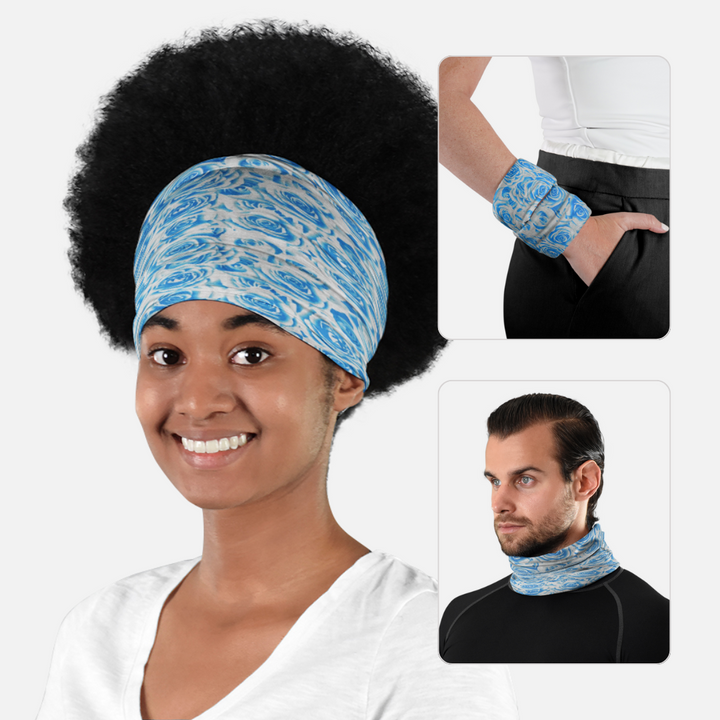 Ice Roses Neck Gaiter