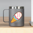 Ice Scream Baseball Sticker