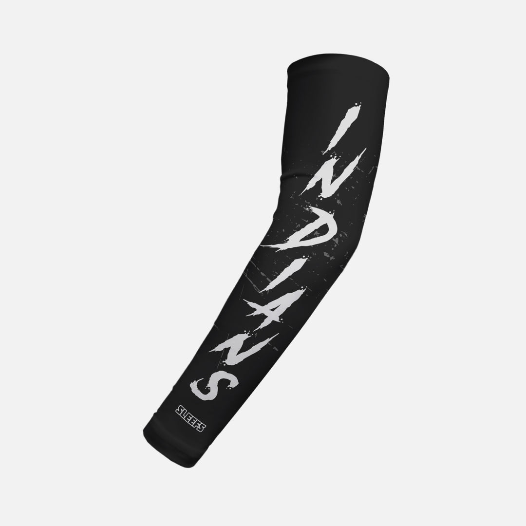 Indians Grunge Script Kids Arm Sleeve