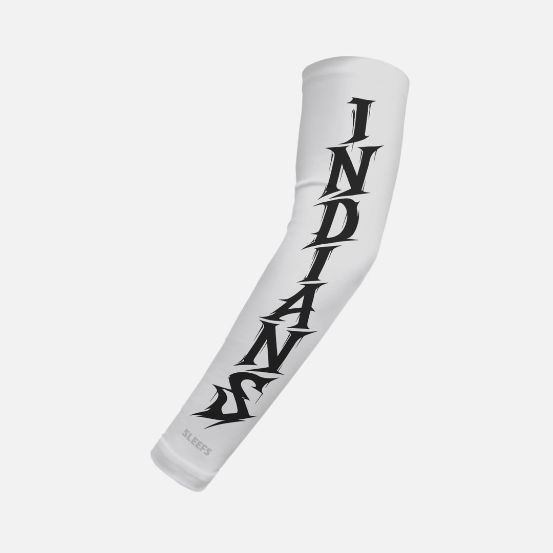 Indians Razor Script Kids Arm Sleeve