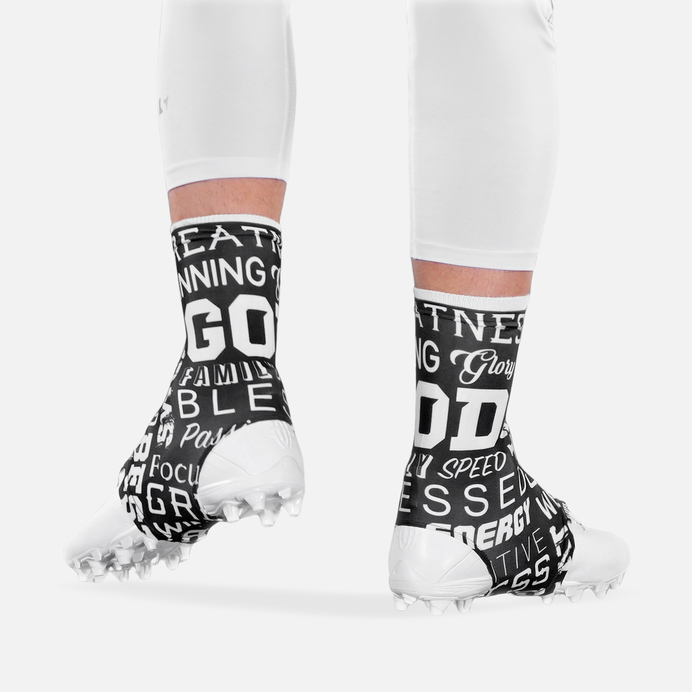 Inspirational Black Spats / Cleat Covers