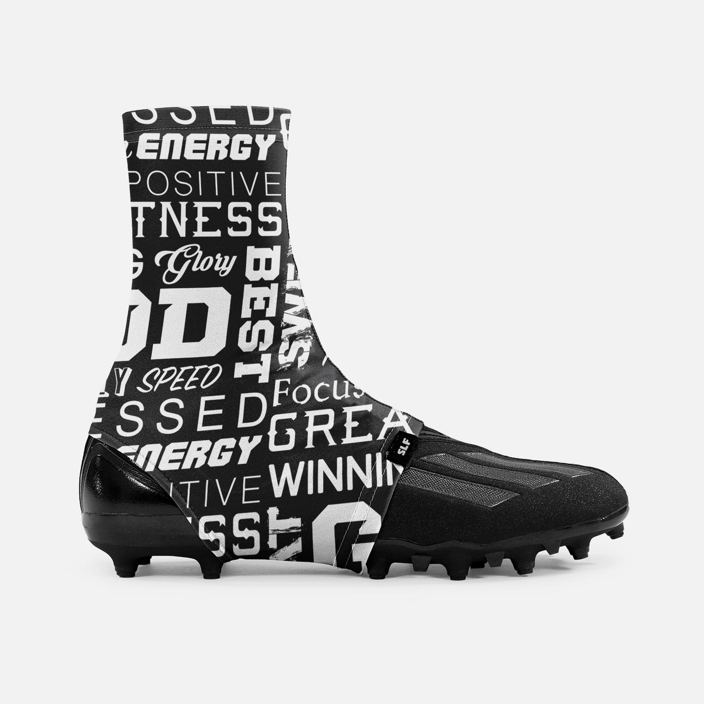 Inspirational Black Spats / Cleat Covers