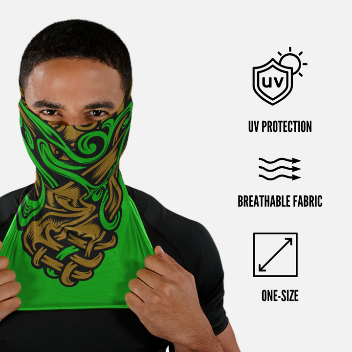 Irish Shamrocks Neck Gaiter