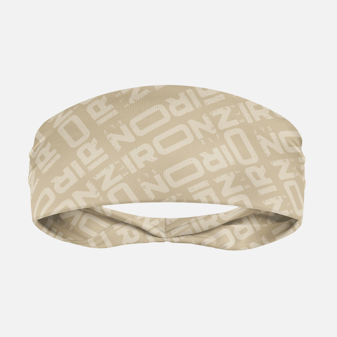 Iron Pattern Cream Headband