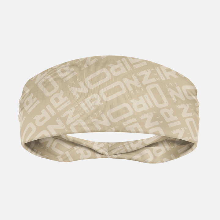 Iron Pattern Cream Headband