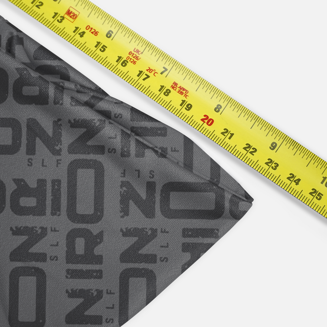 Iron Pattern Gray Headband