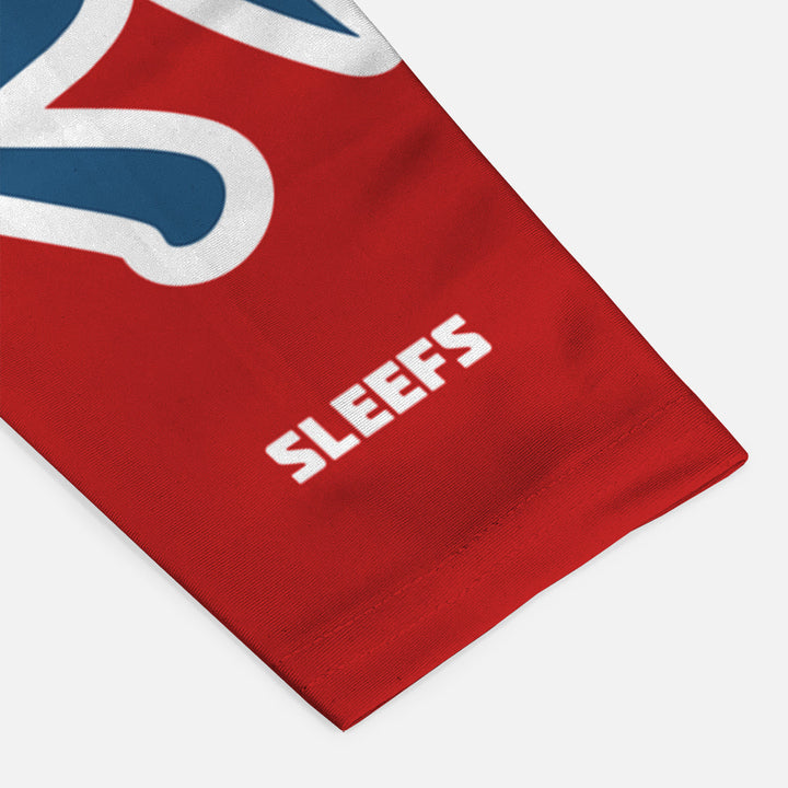 Japanese Baseball Americana Red and Blue Arm Sleeves Pair