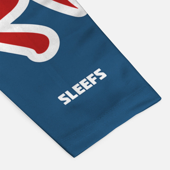 Japanese Baseball Americana Red and Blue Arm Sleeves Pair