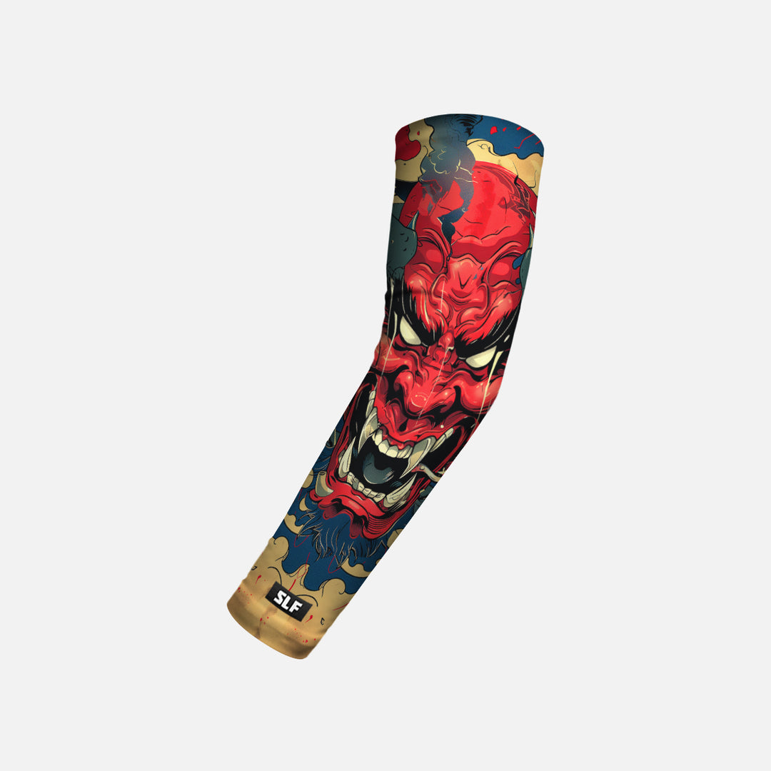 Japanese Mask Kids Arm Sleeve