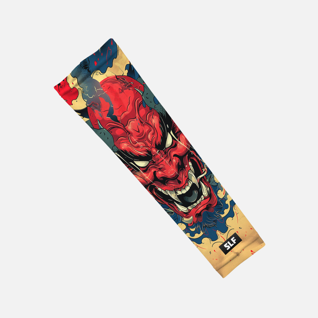 Japanese Mask Kids Arm Sleeve
