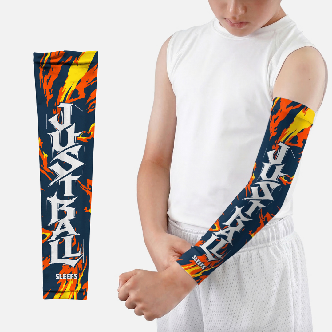 Just Ball Flame Kids Arm Sleeve