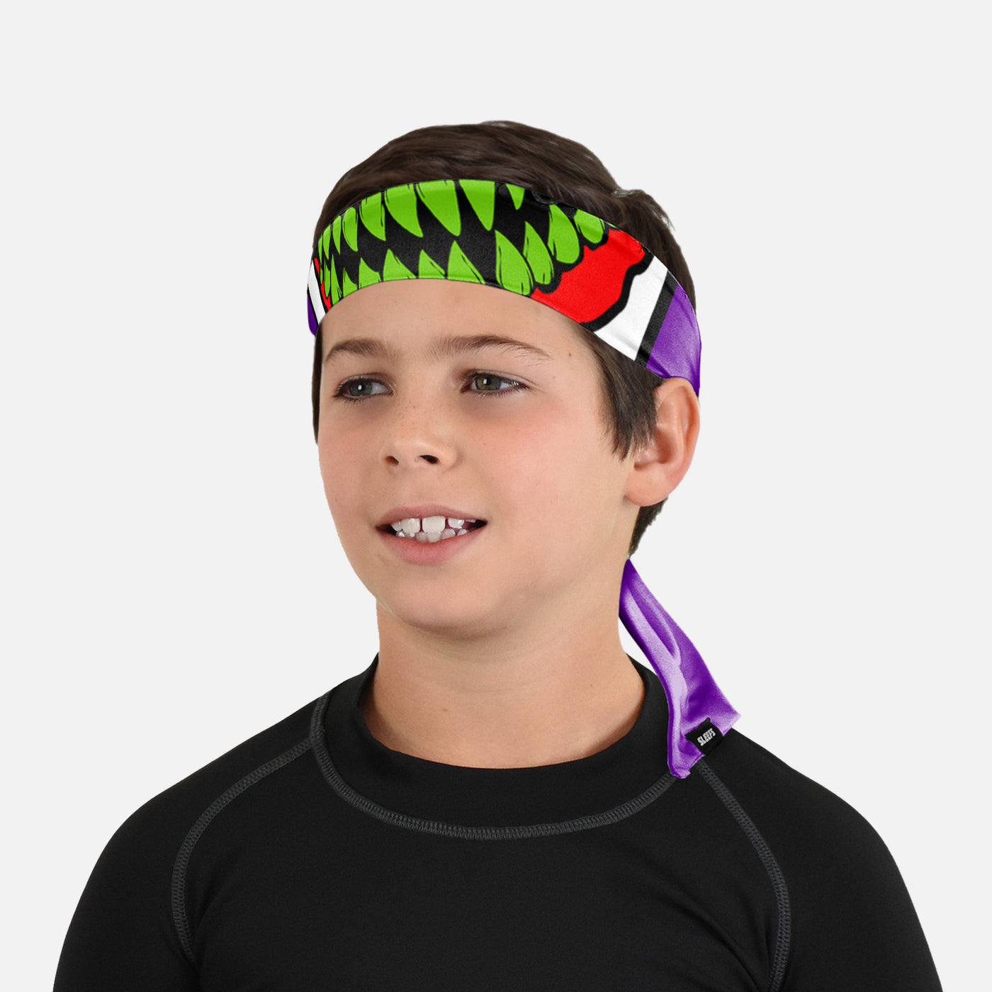 Green Grin Kids Ninja Headband