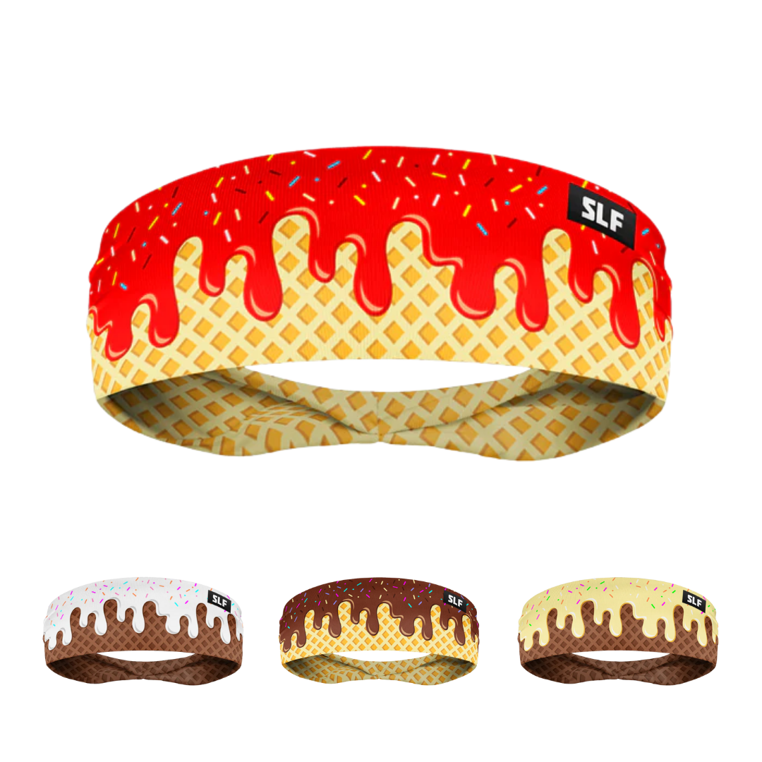Ice Cream Cone Kids Headband