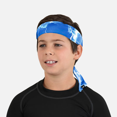 Blue Lightning Kids Ninja Headband