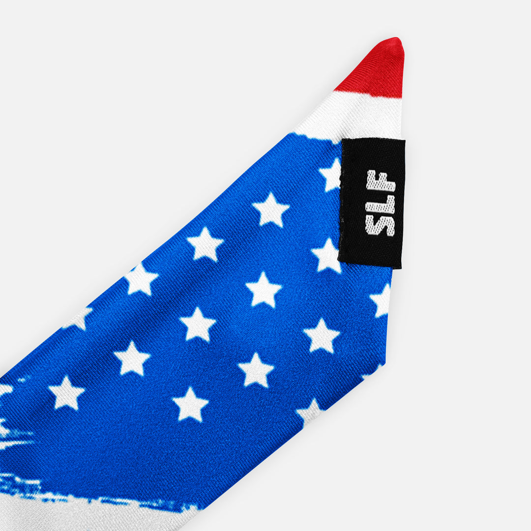 USA Brushed Flag Kids Ninja Headband
