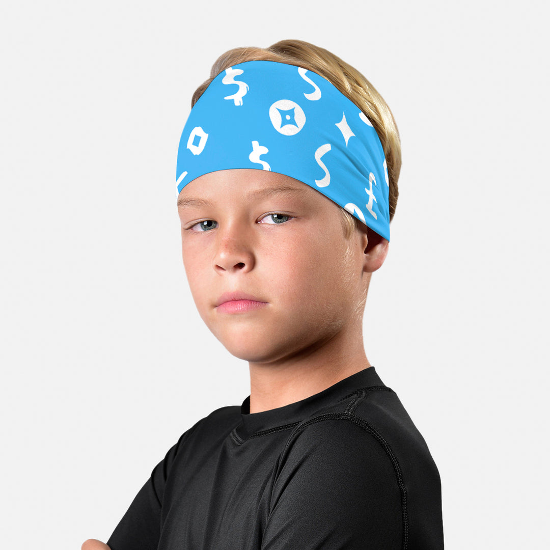 Sleefs Lavish Sky Blue Kids Headband