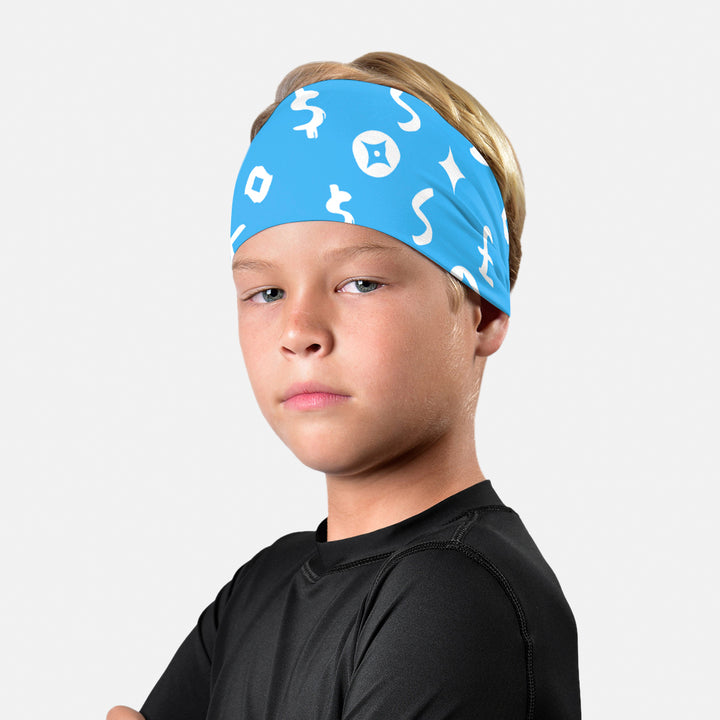 Sleefs Lavish Sky Blue Kids Headband