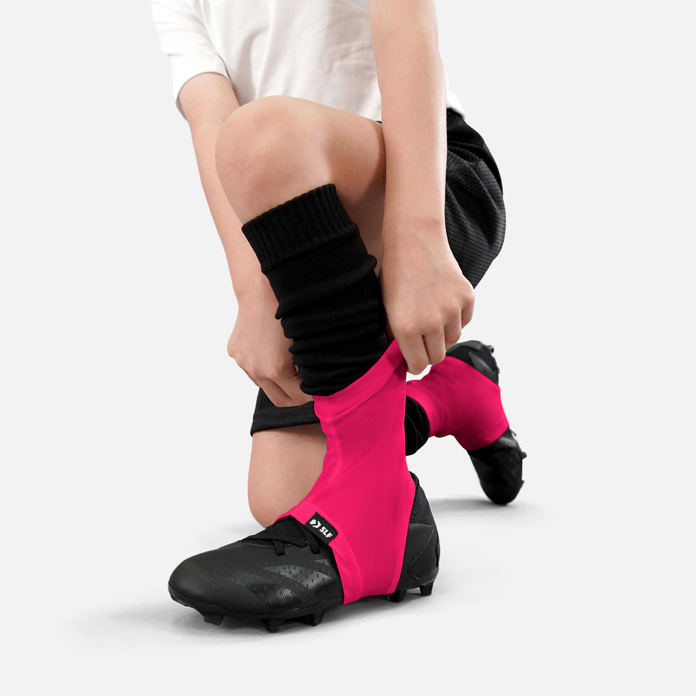 Hue Pink Kids Spats / Cleat Covers