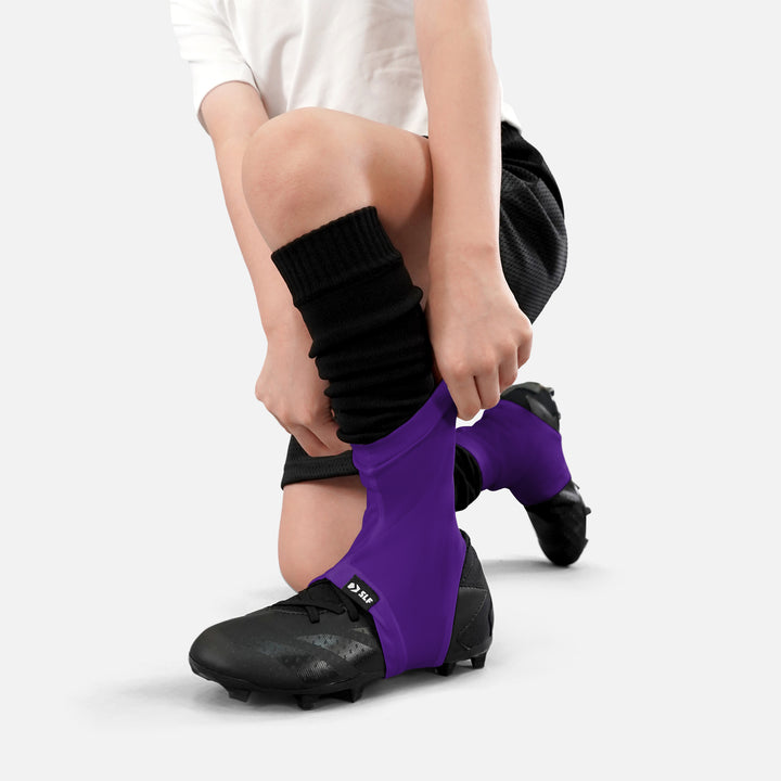 Hue Purple Kids Spats / Cleat Covers