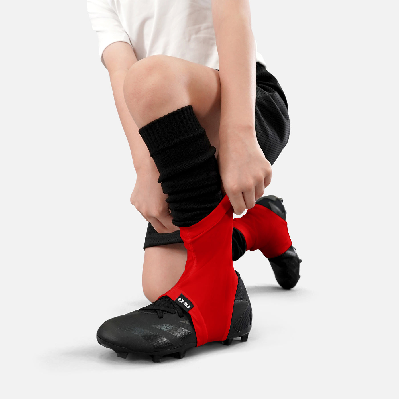 Hue Red Kids Spats / Cleat Covers