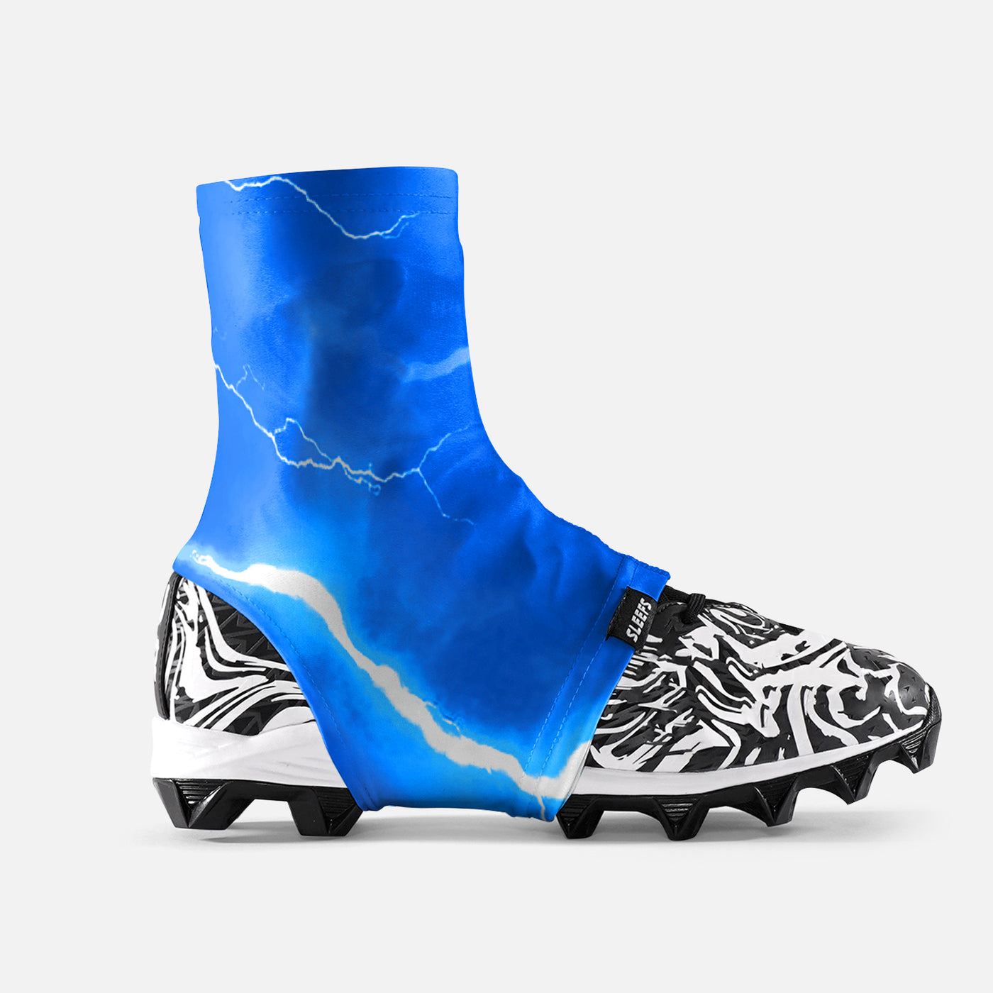 Blue Lightning Kids Spats / Cleat Covers