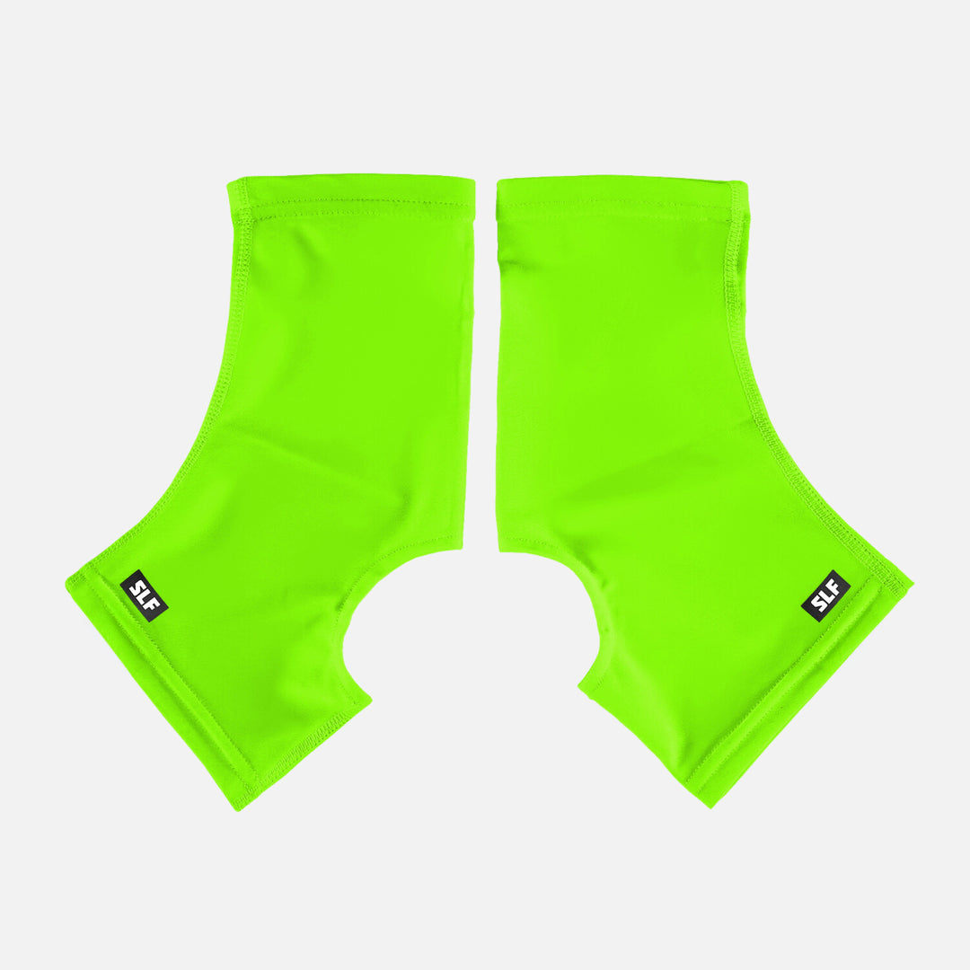 Hot Green Kids Spats / Cleat Covers