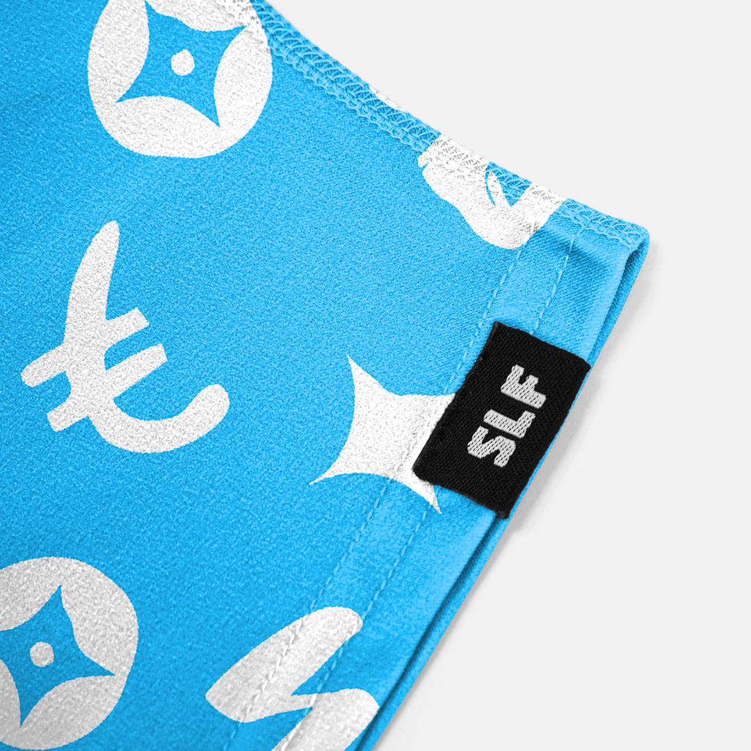 Sleefs Lavish Sky Blue Kids Spats / Cleat Covers